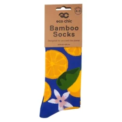 Best Blue Lemon Bamboo Socks 4-8 Bags & Accessories