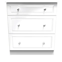 Outlet Edinbrugh 3 Drawer Deep Chest Chest Of Drawers