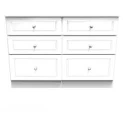 New Edinbrugh 6 Drawer Midi Chest Chest Of Drawers
