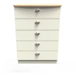 Discount Elizabeth 5 Drawer Chest Chest Of Drawers