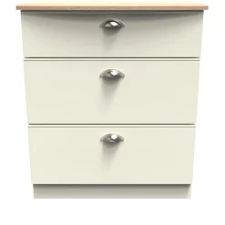 Fashion Elizabeth 3 Drawer Deep Chest Chest Of Drawers