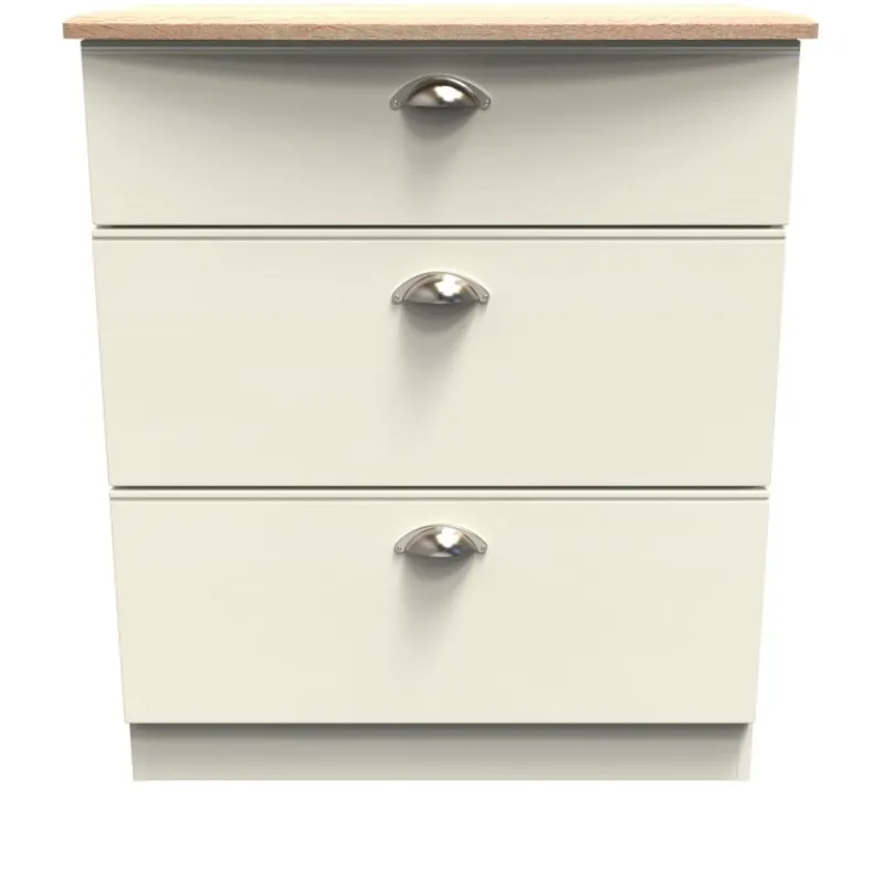 Fashion Elizabeth 3 Drawer Deep Chest Chest Of Drawers