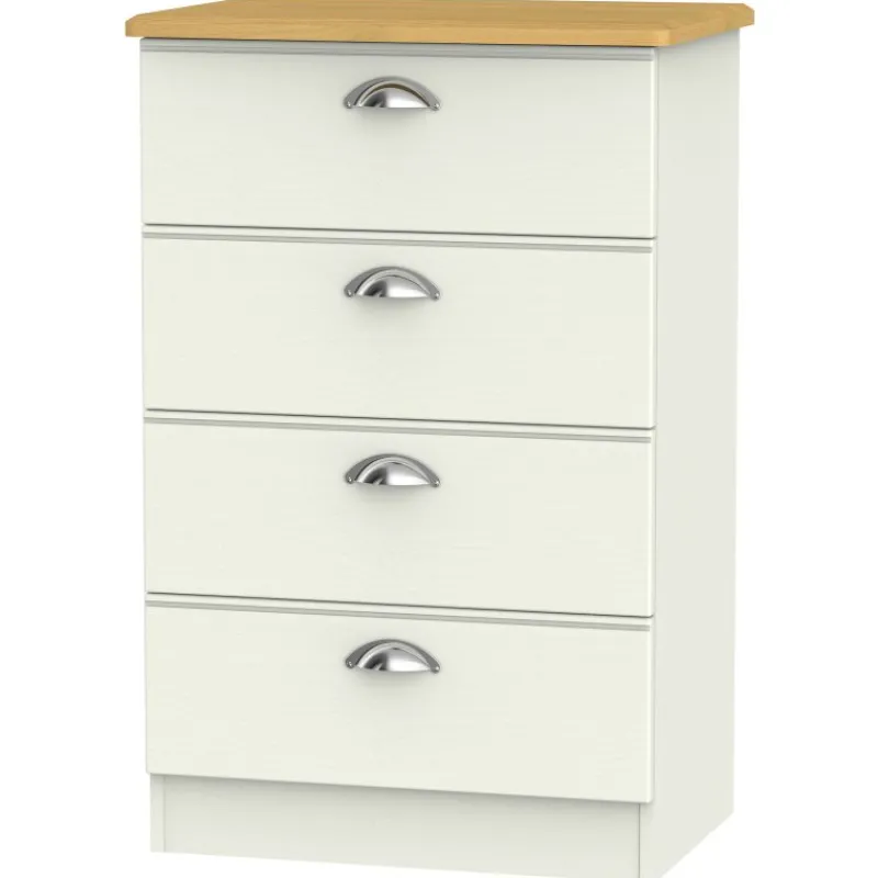 Discount Elizabeth 4 Drawer Midi Chest Chest Of Drawers