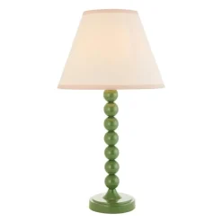 Online Cotswold Green Higgledy Lamp & 25cm Vintage White Ivy Shade Table Lamps
