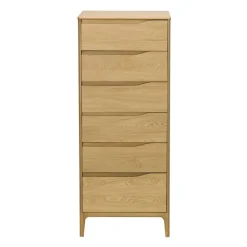 New Rimini 6 Drawer Tall Chest Chest Of Drawers