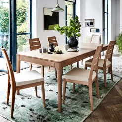New Romana Medium Extending Dining Table & 6 Chairs Dining Sets