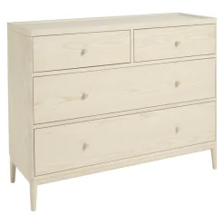 Hot Salina 4 Drawer Wide Chest Chest Of Drawers