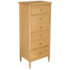 Best Teramo 6 Drawer Tall Chest of Drawers Chest Of Drawers