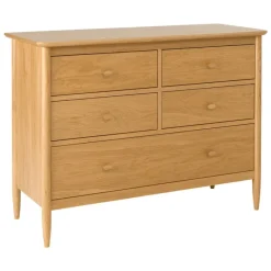 Clearance Teramo 5 Drawer Wide Chest of Drawers Chest Of Drawers