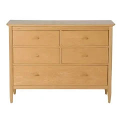 Clearance Teramo 5 Drawer Wide Chest of Drawers Chest Of Drawers