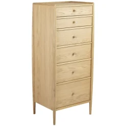 Clearance Winslow 6 Drawer Tall Chest Chest Of Drawers