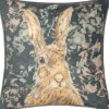 Best Avebury Hare Cushion Navy Cushions