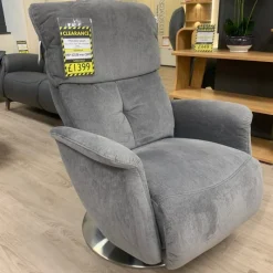 Fashion EX DISPLAY Swan Chair Recliner Sofas | 3 Seater Sofas