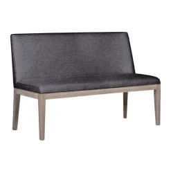 Clearance Falun Dark Grey Short Bench Dining Benches