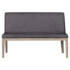 Clearance Falun Dark Grey Short Bench Dining Benches