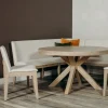 New Falun Natural Long Corner Bench Dining Benches