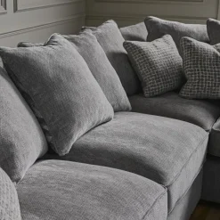 Fashion Fantasia LHF Corner Chaise Sofa & End stool with Sofa Bed Sofa Beds | Sofa Beds