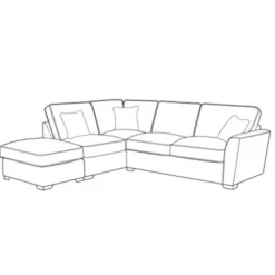 Fashion Fantasia LHF Corner Chaise Sofa & End Stool Corner Sofas | Sofas