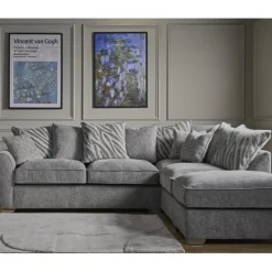 Fashion Fantasia RHF Corner Chaise Sofa & End stool with Sofa Bed Sofa Beds | Sofa Beds