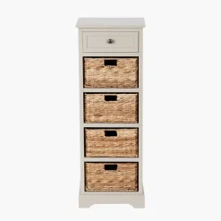 New Farmhouse 1 Drawer 4 Basket Unit Cupboards