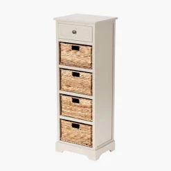 New Farmhouse 1 Drawer 4 Basket Unit Cupboards