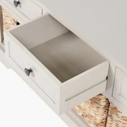 Sale Farmhouse 3 Drawer 3 Basket Unit Cupboards