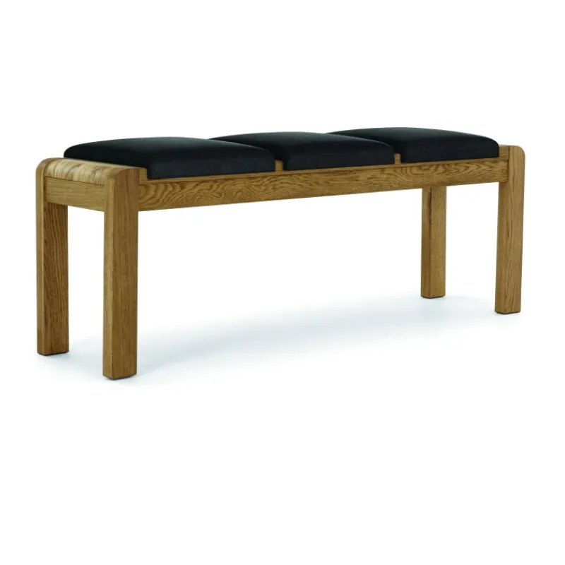 New Fenwick Dining Bench Cushion in Steel - Set of 3 Dining Benches