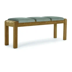Clearance Fenwick Dining Bench Cushion in Linen - Set of 3 Dining Benches