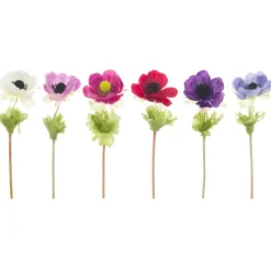 Discount Alfresco Anemone Assortment Colours Artificial Flowers