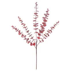 Hot Burgundy Eucalyptus Spray Artificial Flowers
