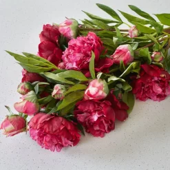 Best Dark Pink Peony Bud Artificial Flowers