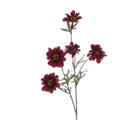 Discount Eco Daisy Spray Burgundy Artificial Flowers