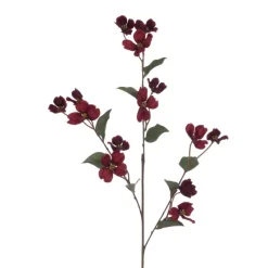 Best Eco Dogwood Spray Burgundy Artificial Flowers