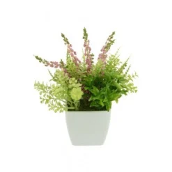 Best Erica Geranium Pot 18cm Assorted Artificial Flowers