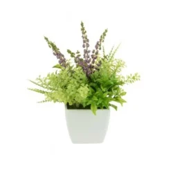Best Erica Geranium Pot 18cm Assorted Artificial Flowers