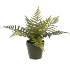 Discount Fern In Plastic Pot Artificial Flowers