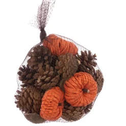 Outlet Pumpkin Pine Cone Bag Mix Interior Accessories