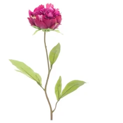 Clearance Single Cerise Peony Artificial Flowers
