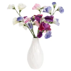 Fashion Sweet Peas in Porcelain Artificial Flowers