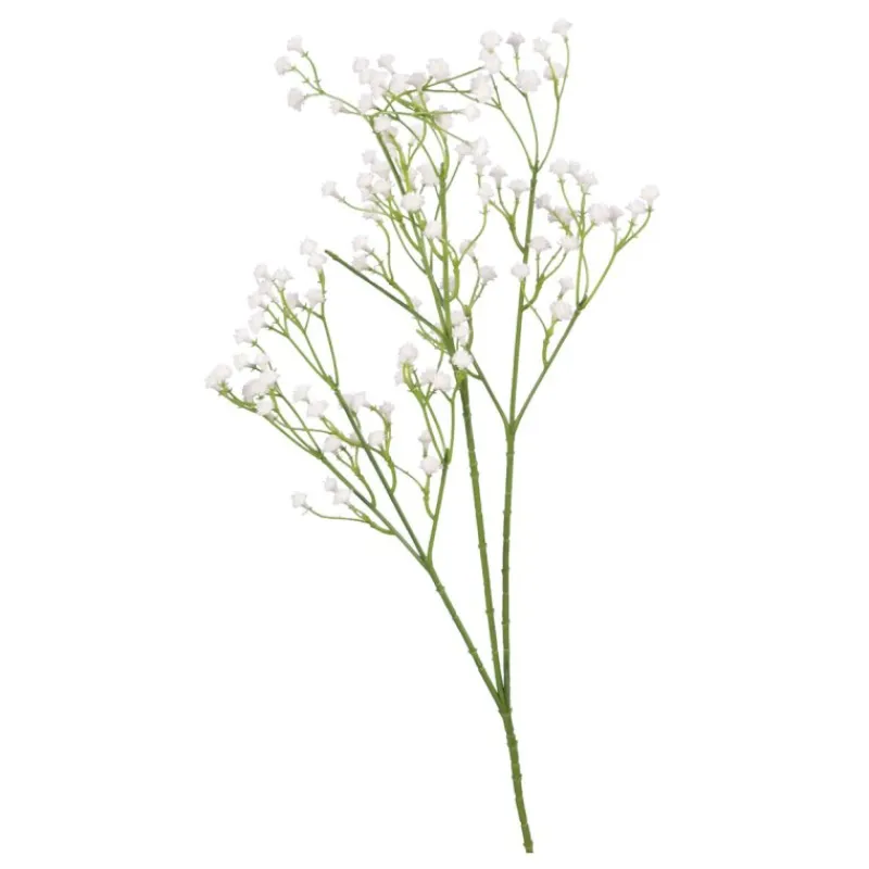 Sale White Gypsophilia Plastic Spray Artificial Flowers