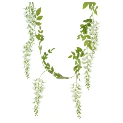Sale White Wisteria Garland Artificial Flowers