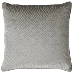 New Florence Cushion Poly Filled Silver 55x55 Cushions