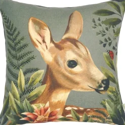 Clearance Forest Fawn Cushion Grey Cushions