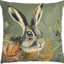 Discount Forest Hare Cushion Grey Cushions