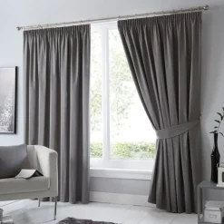 Best Fusion Dijon Charcoal Blackout Curtains Curtains