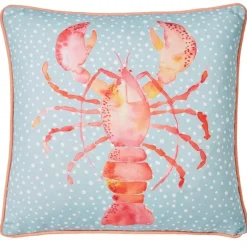 Online Fusion Lobster Outdoor Cushion Orange Cushions | Garden Storage & Accessories