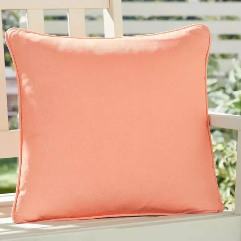 Sale Fusion Plain Outdoor Cushion Orange Cushions | Garden Storage & Accessories