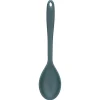 Sale Twist Silicone Solid Spoon Blue Kitchen Utensils