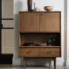 Clearance Marlow Walnut Display Cabinet Display Cabinets | Display Cabinets