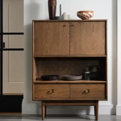 Clearance Marlow Walnut Display Cabinet Display Cabinets | Display Cabinets